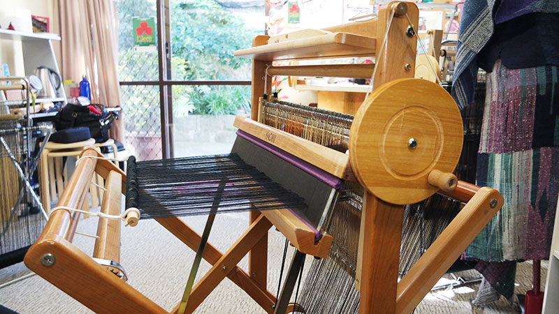 SAORI weaving loom